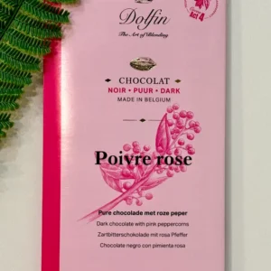 Chocolat Dolfin au Poivre Rose – Saveur Épicée et Raffinée