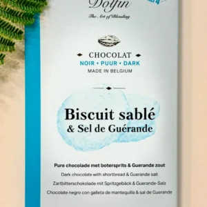 Chocolat Dolfin Biscuits Sablés & Sel de Guérande – Saveur Sucrée-Salée