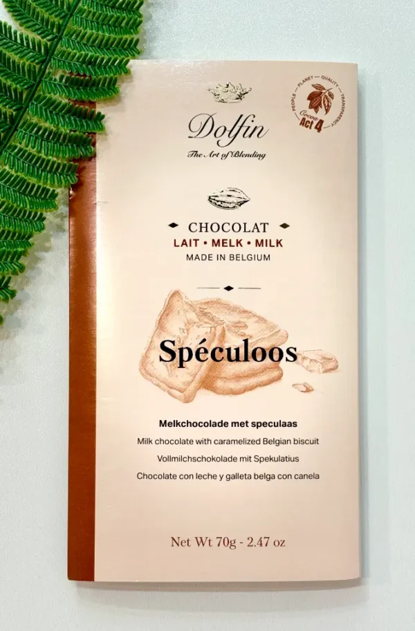 Chocolat Dolfin aux Spéculoos – Tablette Croquante