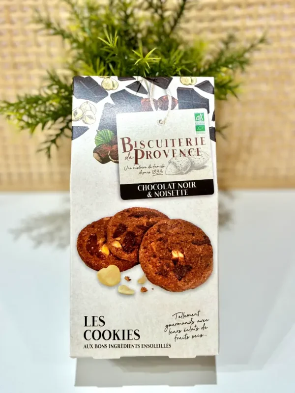 Cookies Bio chocolat noir et noisette