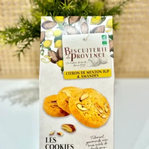 Cookies citron de Menton IGP & amande
