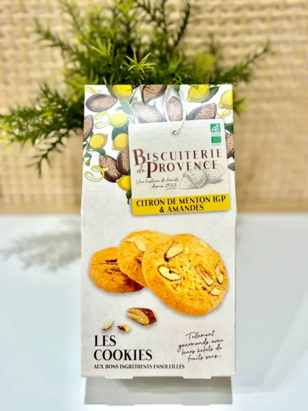 Cookies citron de Menton IGP & amande