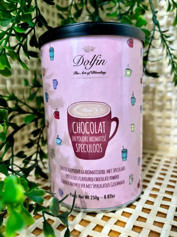 Chocolat en Poudre Dolfin Saveur Spéculoos – Gourmand et Parfumé