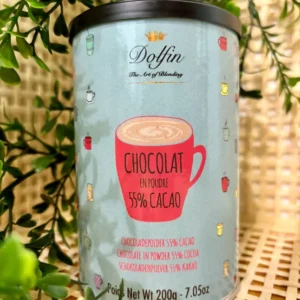 Chocolat en Poudre Dolfin 55% de Cacao – Intense et Crémeux