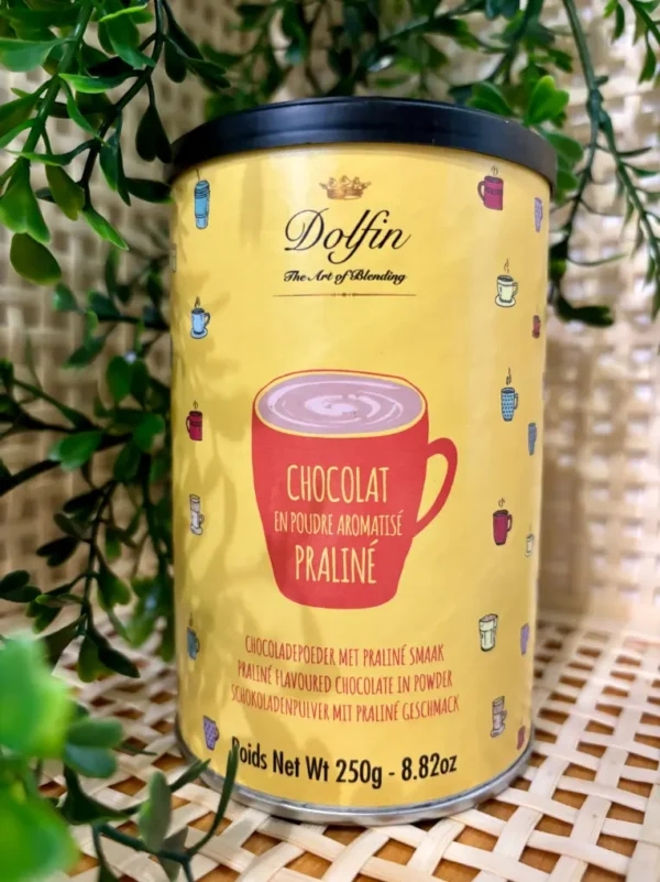 Chocolat en Poudre Dolfin Praliné – Douceur Noisette et Chocolat