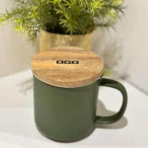 Tisanière OGO kaki en grès 300ml
